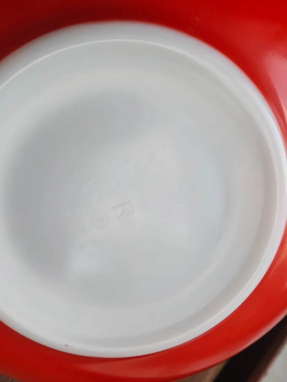 Pyrex red Cinderella 444